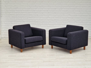 70erne, Dansk design af H.J.Wegner, total renoveret lænestol, model GE300.
