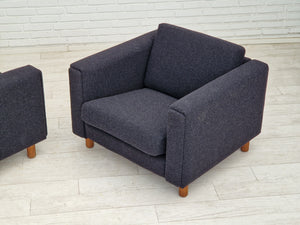 70erne, Dansk design af H.J.Wegner, total renoveret lænestol, model GE300.