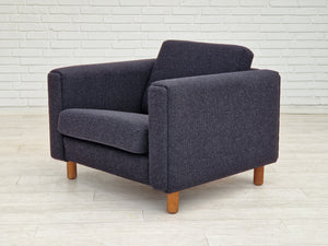 Open image in slideshow, 70s, Danish design by HJWegner, fully refurbished armchair, model GE300.